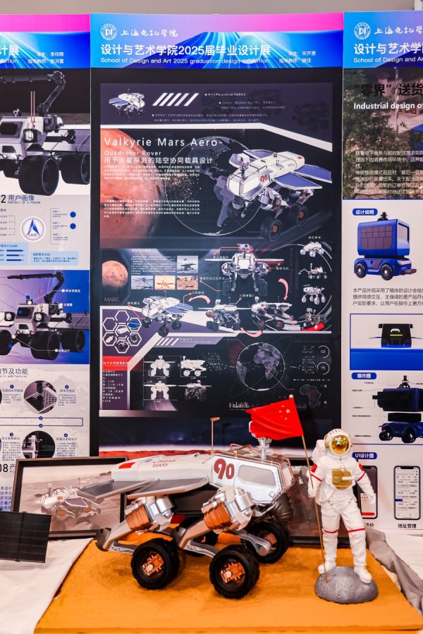 股市股票配资 从火星探测载具到航天文创，这场毕业设计展吸引临港重点企业现场招人